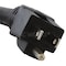 Ac Works SOOW; Cold Weather Extension Cord, 10 AWG, Indoor/Outdoor, 10/3, 1 Outlets, 5-20R, Black, Rubber SD515520-010 - alternate 5
